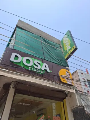 Rose Gold Holographic Signage work by Sonu Arts in Patiala